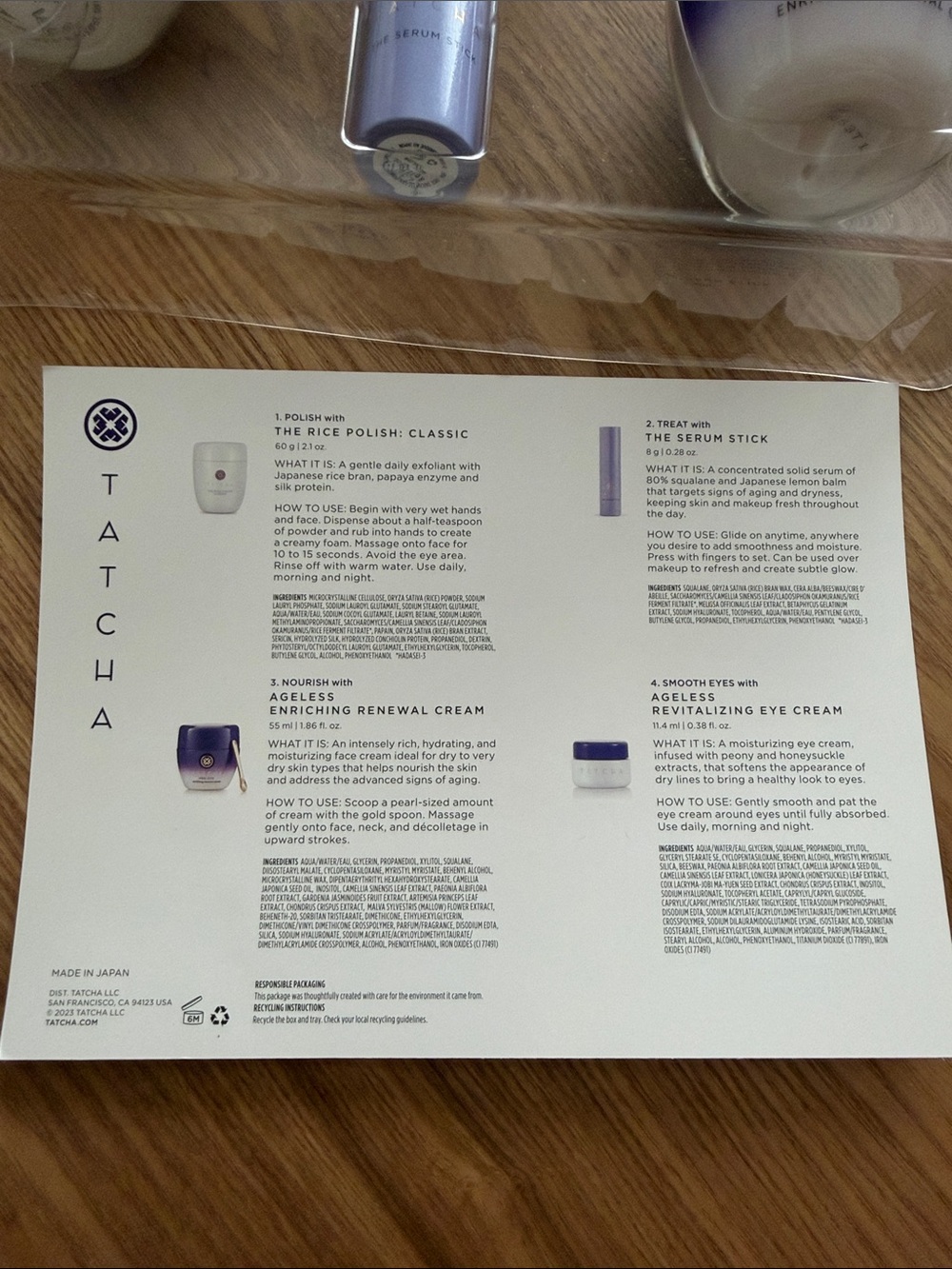 Tatcha 4-Step Skincare Ritual Set - Picture 3 of 3